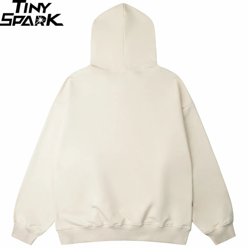 Black Shadow Graphic Hoodie — fit shot