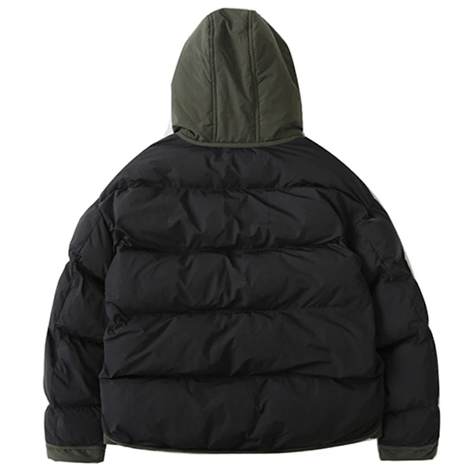 Vintage Padded Oversized Puffer Jacket — detail shot