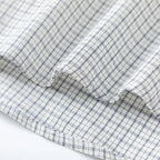 Sleeve Vintage Loose Shirt — fabric close-up