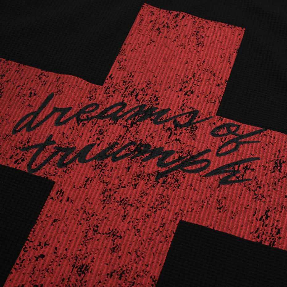 Graphic Oversized Long Sleeve Tee — detail shot