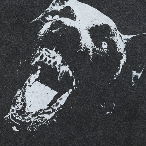 Black Dog Graphic Hoodie — back view