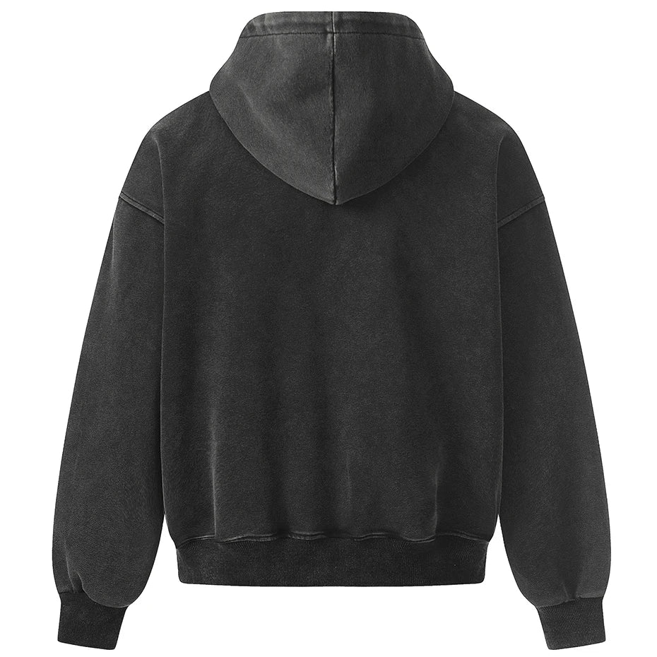 Punk Patchwork Oversized Jacket — front view