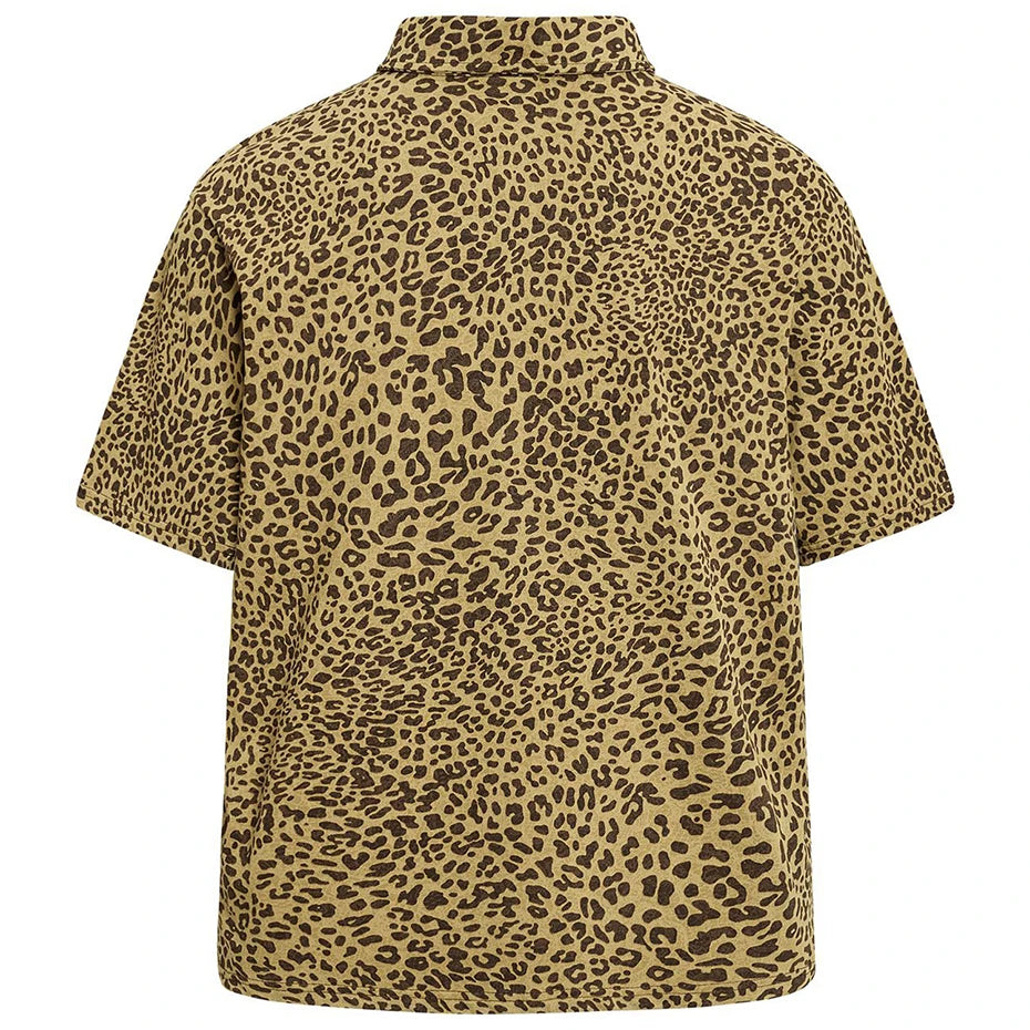 Vintage Leopard Loose T-Shirt — detail shot