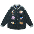 Vintage Cartoon Graphic Oversized Shirt — styling shot