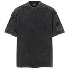 Vintage Pleated Oversized T-Shirt — back view