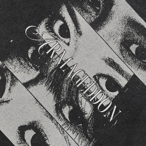 Black Eye Graphic Oversized T-Shirt — front view
