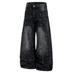 Punk Denim Baggy Jeans — front view
