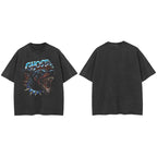 Punk Black Dog Faded T-Shirt — styling shot