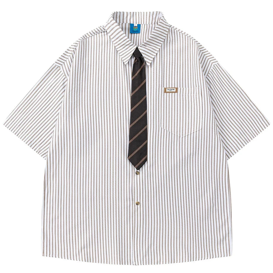 Y2K Vintage Loose Shirt — detail shot