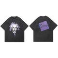 Black Graffiti Faded T-Shirt — styling shot