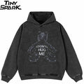 Black Bear Graphic Hoodie — front view