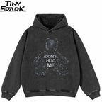 Black Bear Graphic Hoodie — front view