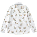 Goat Graphic Loose Shirt — front view