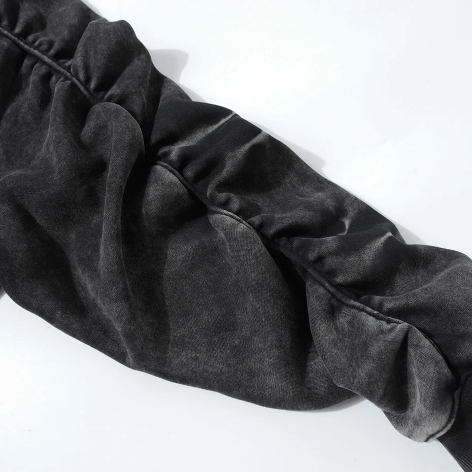 Hoodies Vintage Oversized Jacket — fabric close-up