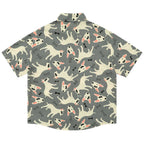 Funny Dog Graphic Loose Shirt — back view