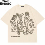 Cartoon Graphic Oversized T-Shirt — detail shot