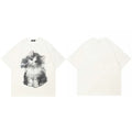White Baby Cat Graphic T-Shirt — styling shot