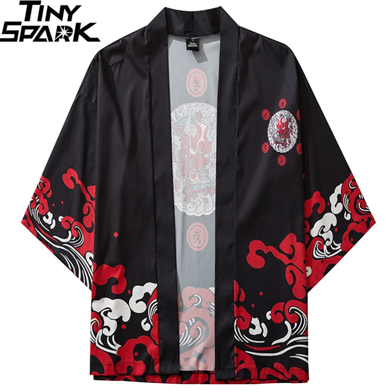 Black Ghost Loose Jacket — back view