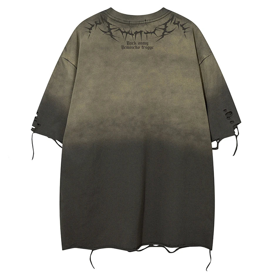 Loose Vintage Oversized T-Shirt — front view
