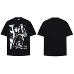 Print Anime Cartoon Graphic T-Shirt — fit shot