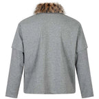 Fur Loose Long Sleeve Tee — detail shot