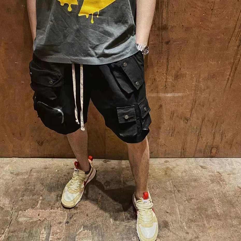 Y2K Cargo Shorts — fit shot