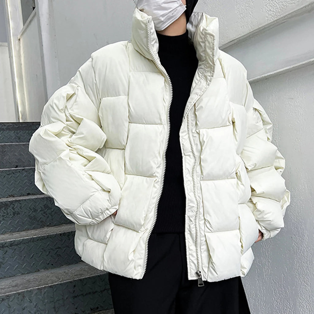 Padded Loose Puffer Jacket — close-up