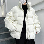 Padded Loose Puffer Jacket — close-up