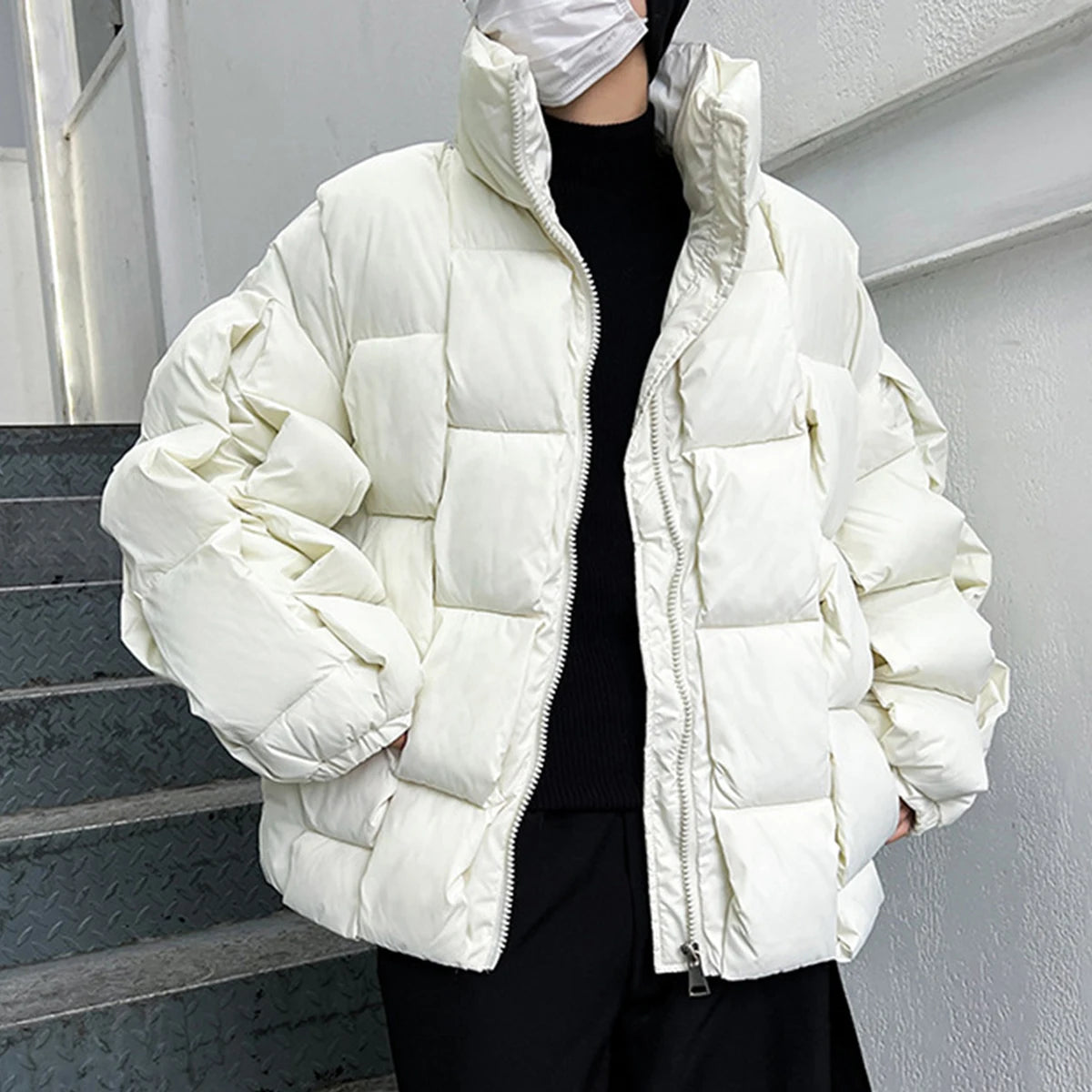 Jackets Padded Loose Puffer Jacket — close-up
