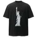Vintage Star Graphic Oversized T-Shirt — back view