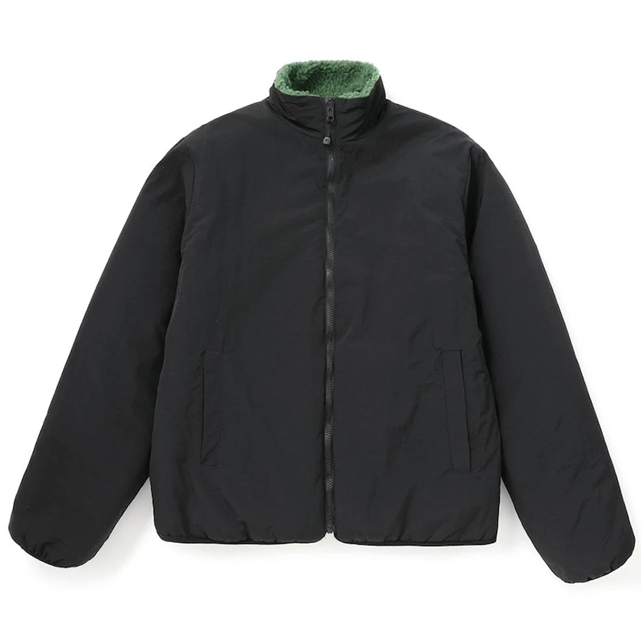Zip Fleece Oversized Coat — detail shot