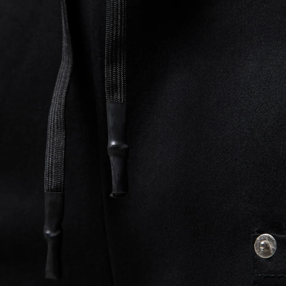 Y2K Techwear Zip Pocket Cargo Pants — detail shot