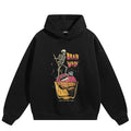 Hooded Graphic Hoodie — fabric close-up