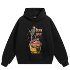 Hooded Graphic Hoodie — fabric close-up