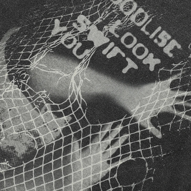 Struggling Retro Black Washed T-Shirt — front view