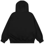 Y2K Star Zip Oversized Jacket — detail shot