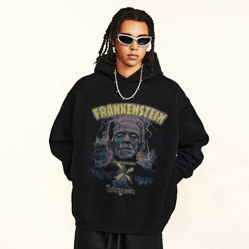Vintage Graphic Hoodie — front view
