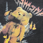 Retro Black Bear Washed T-Shirt — front view
