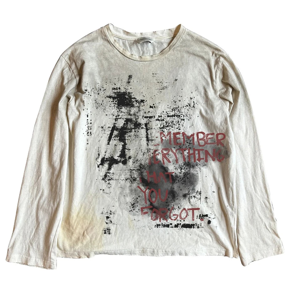 Vintage Oversized Long Sleeve Tee — fit shot