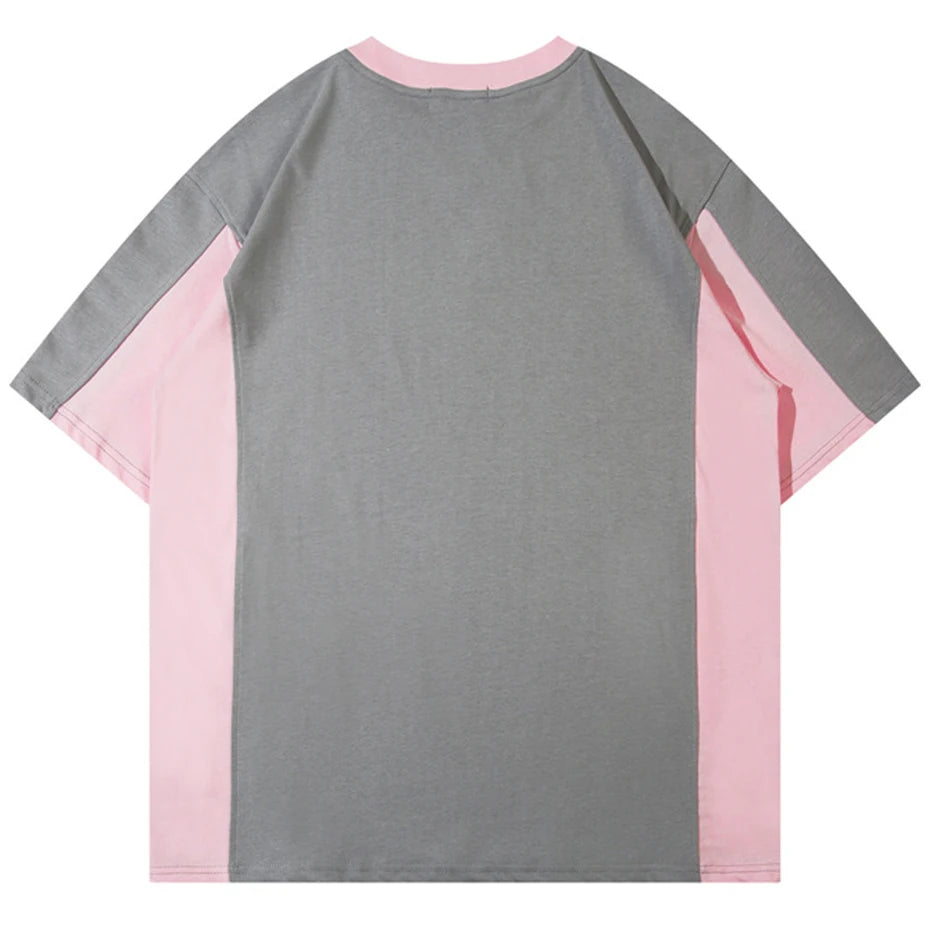 Y2K Print Oversized T-Shirt — detail shot