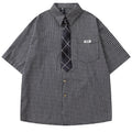 Sleeve Vintage Loose Shirt — styling shot