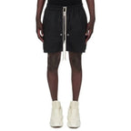 Black Loose Shorts — back view