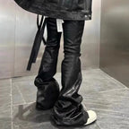 Black Denim Slim Coat — detail shot
