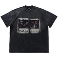 Y2K Dog Graphic Oversized T-Shirt — back view