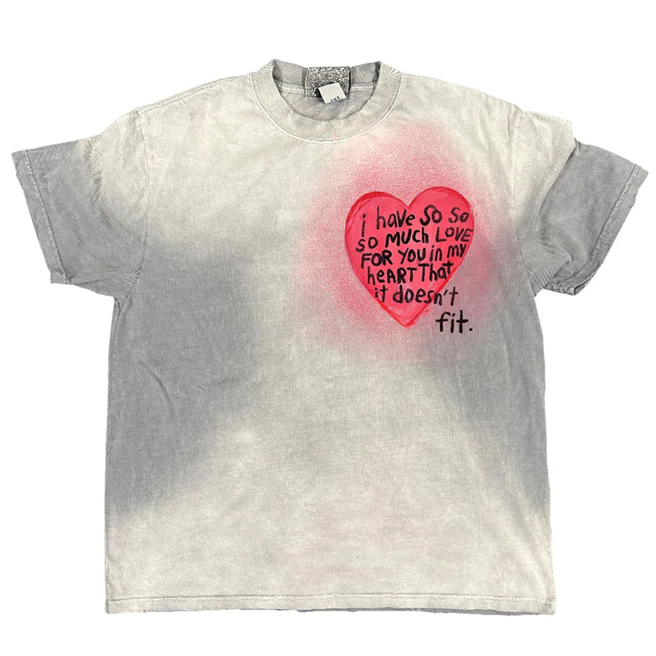 Y2K Tie Dye Graphic Oversized T-Shirt — close-up