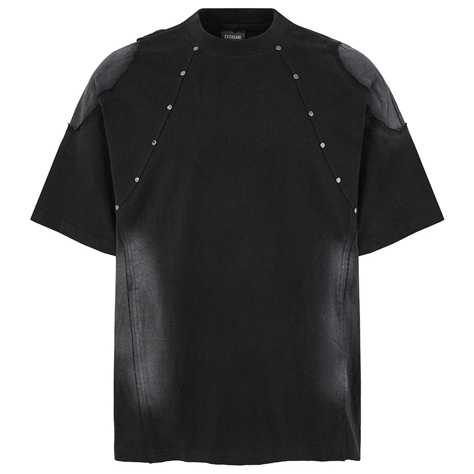 Rivet Vintage Oversized T-Shirt — back view