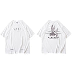Letter Print T-Shirt — fit shot