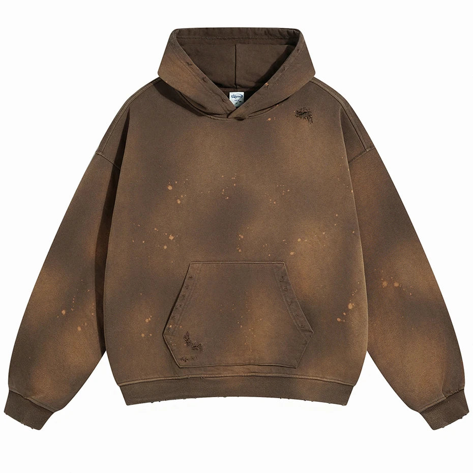 Broken Vintage Oversized Hoodie — side view