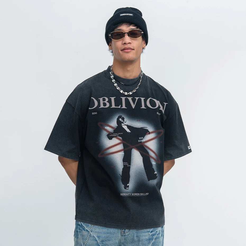 Tshirts Vintage Oversized T-Shirt — back view