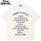 Goth Beige Graphic T-Shirt — front view